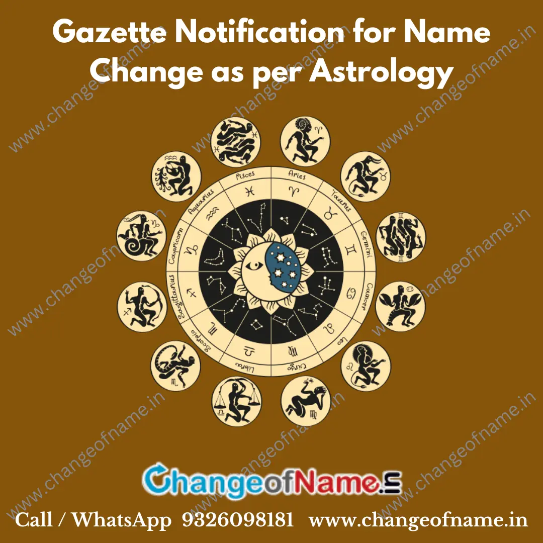 Name change Due to Astrology
